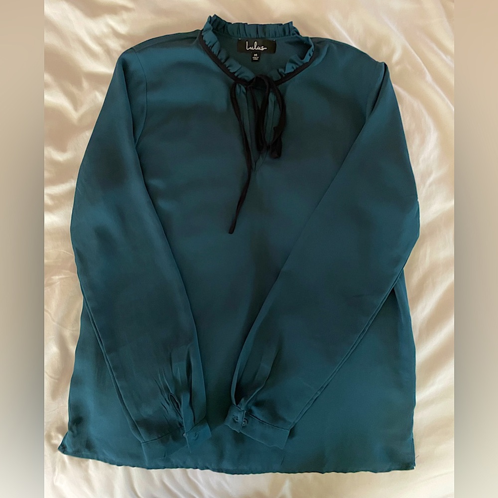 Turquoise blouse